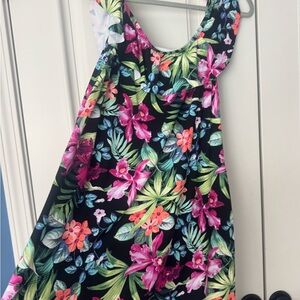 Tommy Bahama Floral Black Dress